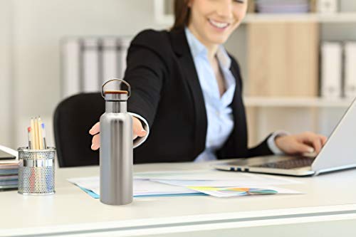 Bambaw 32 oz Water Bottle | Insulated Water Bottles | Water Bottle Stainless Steel | Insulated Travel Water Bottle | Insulated Water Bottle | Stainless Steel Water Bottles | 1 Liter Water Bottles