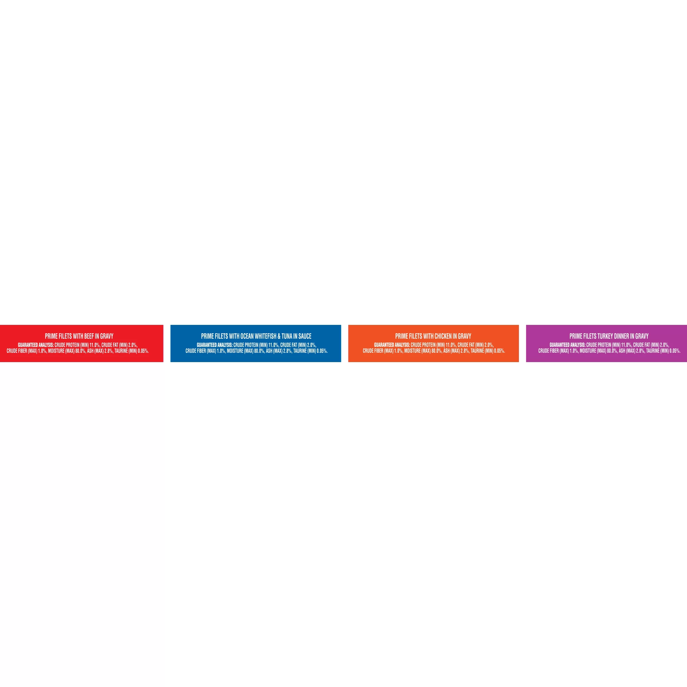 Purina Friskies Prime Filets Adult Wet Cat Food Variety Pack - (1) 16.5 lb. s