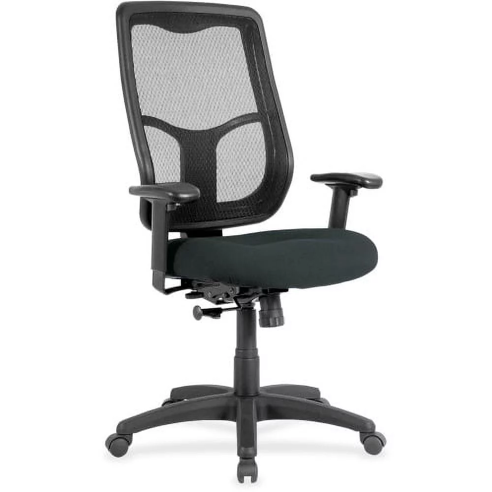 Eurotech europa High-Back Executive Chair Black Fabric Seat - 1 Each
