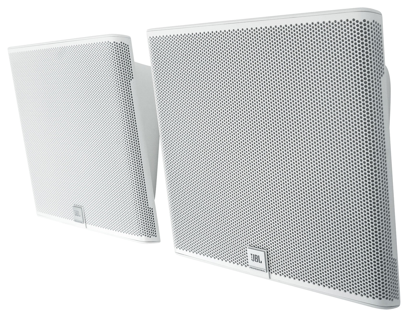 (4) JBL SLP12/T-WH White Low-Profile On Wall Mount 3