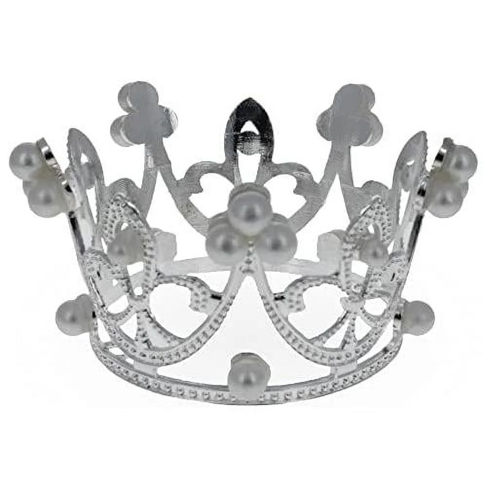 large crown silver tone metal and ostrich egg stand holder display