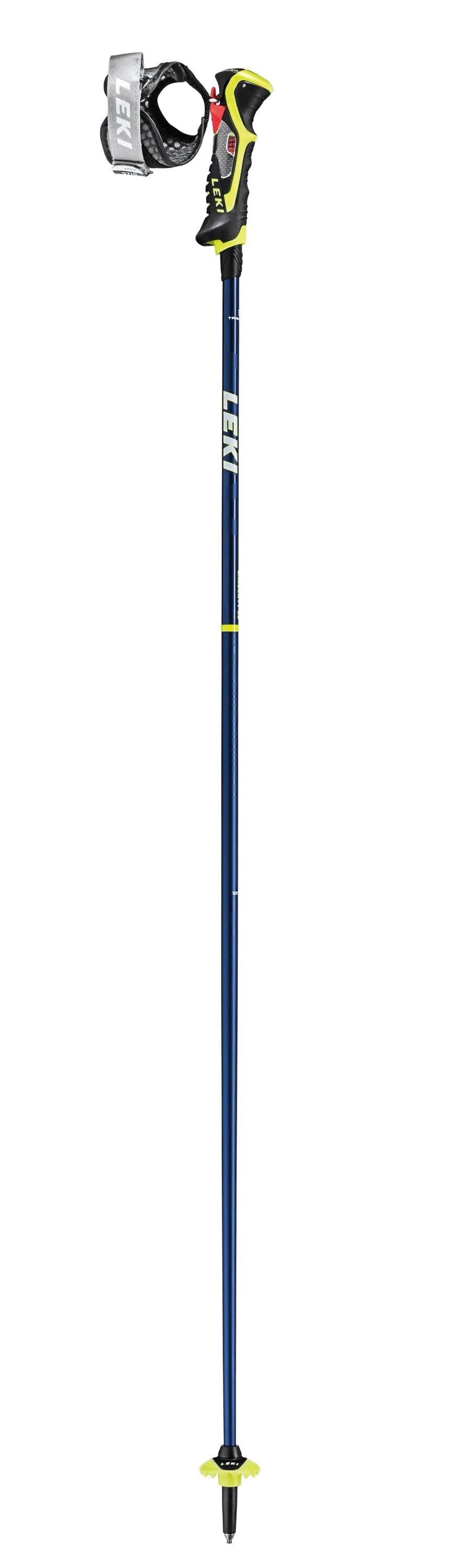Leki Carbon 14 3D Ski Poles Blue/Yellow 115cm