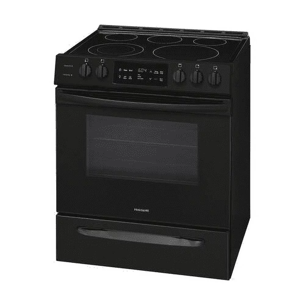 Frigidaire FFEH3054UB - Range - freestanding - niche - width: 30 in - depth: 24 in - height: 36 in - with self-cleaning - black