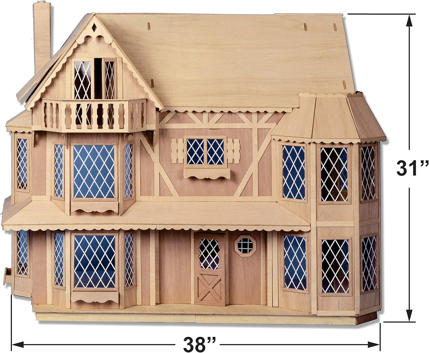 Greenleaf Harrison Dollhouse Kit - 1 Inch Scale