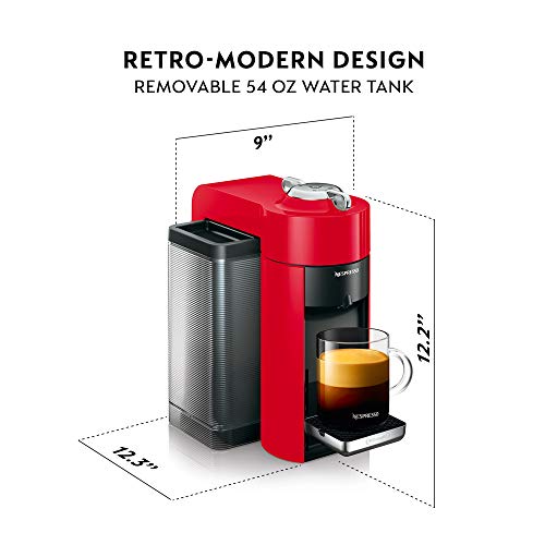 Nespresso Vertuo Coffee and Espresso Maker by De'Longhi, Graphite Metal