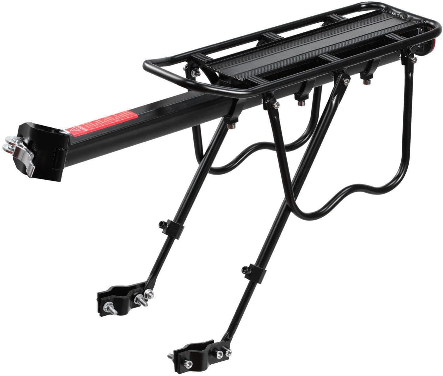 DOITOOL Rear Bike Rack Back Bike Rack Bicycle Cargo Rack Retractable Quick Release Adjustable Alloy Bicycle Carrier Ideal for Luggage, Equipment, and Touring Gears