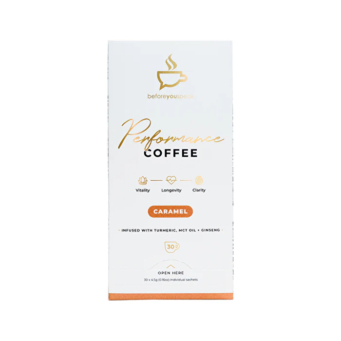 Before You Speak Performance Coffee Caramel 4.5g x 30 Pack