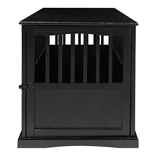 Casual Home Wooden Medium Pet Crate, End Table, Espresso