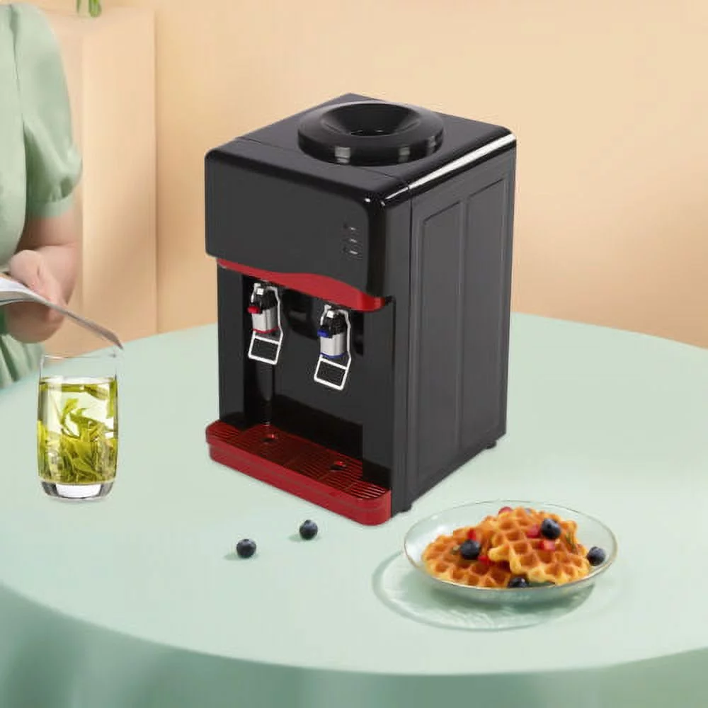 75W 5Gal Dispenser Hot & Cold Water Cooler Child Safety Lock Drinking Fountain