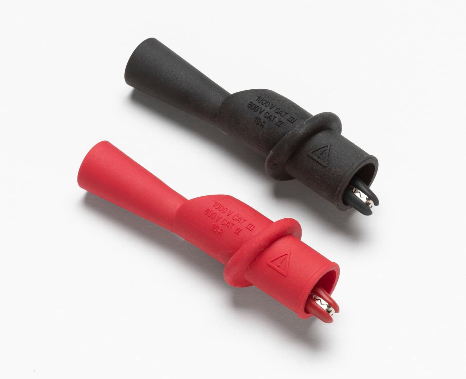 Fluke AC175 Threaded Slide-On Alligator Clip Set with Flexible Boots