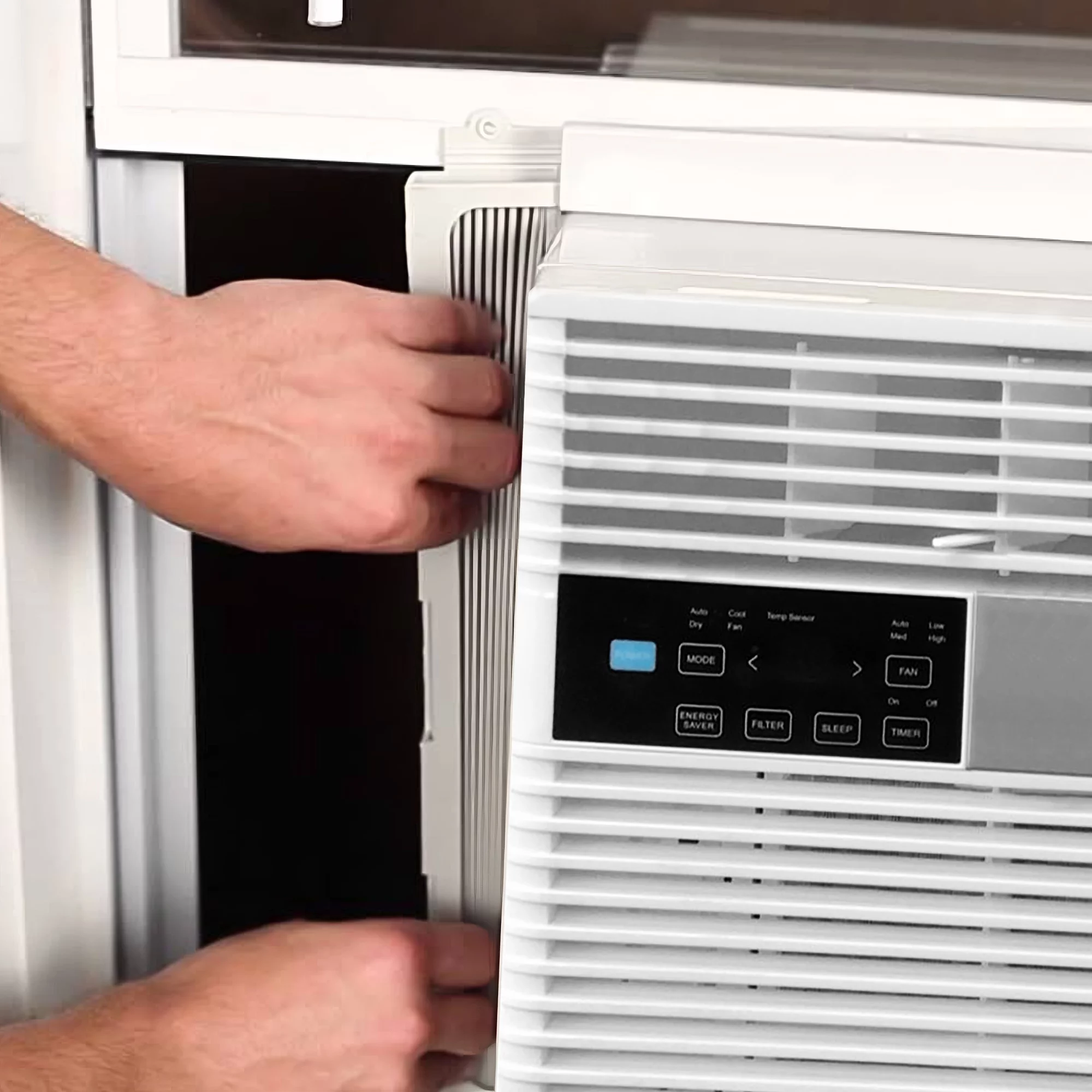 HomePointe 10,000 BTU Window Air Conditioner w/Remote & LED Digital Panel