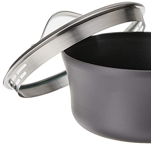 Calphalon Contemporary Hard-Anodized Aluminum Nonstick Cookware, Sauce Pan, 1 1/2-quart, Black