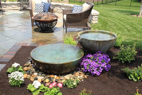 Aquascape Spillway Bowl and Basin Landscape and Garden Fountain Kit | 58087