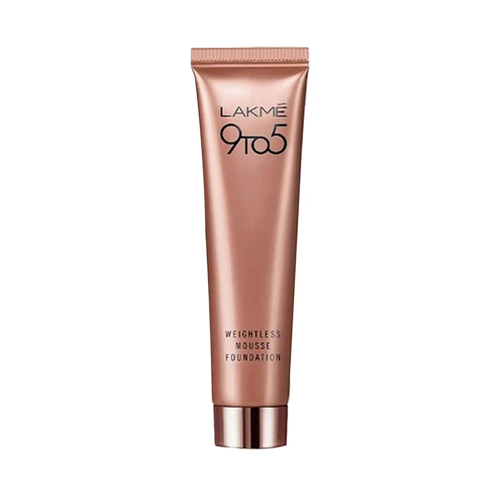 Lakmé 9 To 5 Weightless Mousse Foundation, Beige Vanilla, 25G Matte Finish