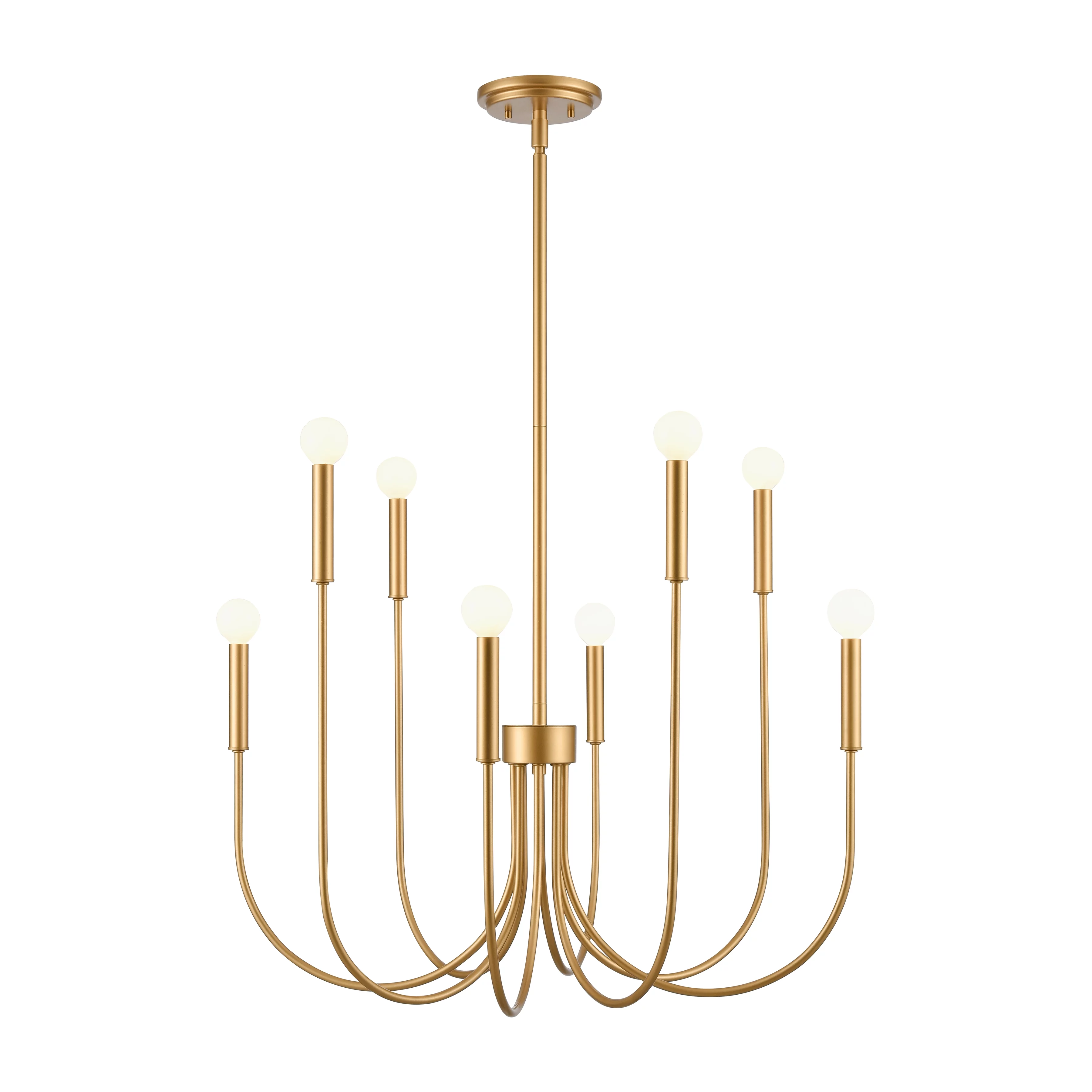 Elk Home 28-Inch Wide Ulla Chandelier, Transitional, Gold