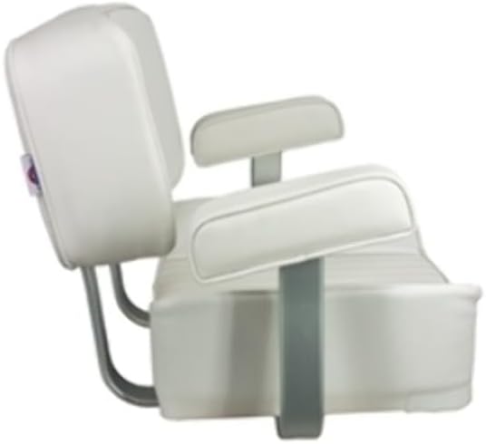 Springfield 1040002 Deluxe Captain's Seat with Armrest - Off-White