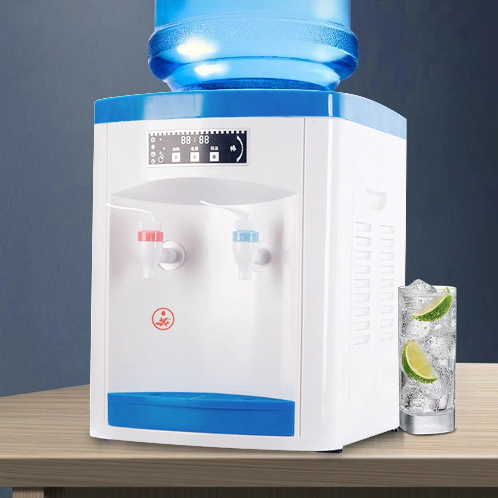 550W Loading Small Water Cooler Dispenser 5 Gallon Cold and Hot Water Dispenser Top