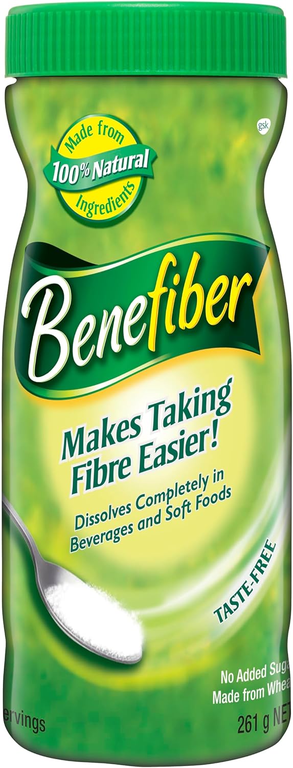 Benefiber Taste-Free, Sugar-Free Fiber Supplement Powder for Digestive Health 74 Servings 261g