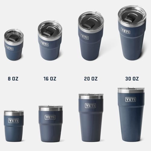YETI Rambler 20 oz Stackable Tumbler, Stainless Steel, Vacuum Insulated with MagSlider Lid
