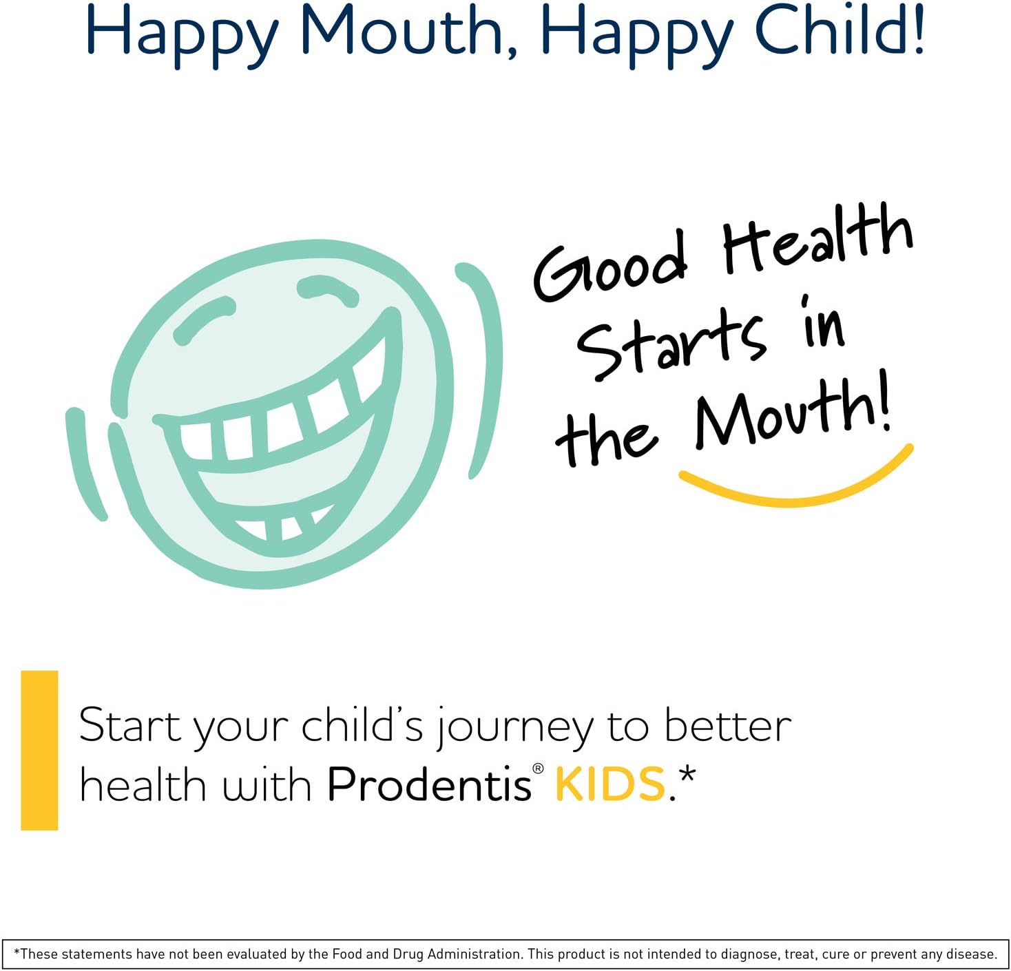 BioGaia Prodentis Kids | Dental Probiotics for Teeth and Gums | Promotes Good Oral Health & Gut Health Too | Oral Probiotics | 30 Apple-Flavored Lozenges | 1-Pack