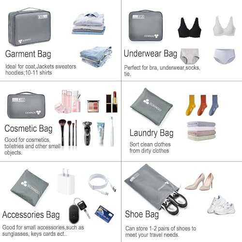 Joyway Carry On Luggage 20 Inch Expandable Suitcase with Spinner Wheel, 4 Piece Hard Shell Luggage Set with TSA Lock(White brown)