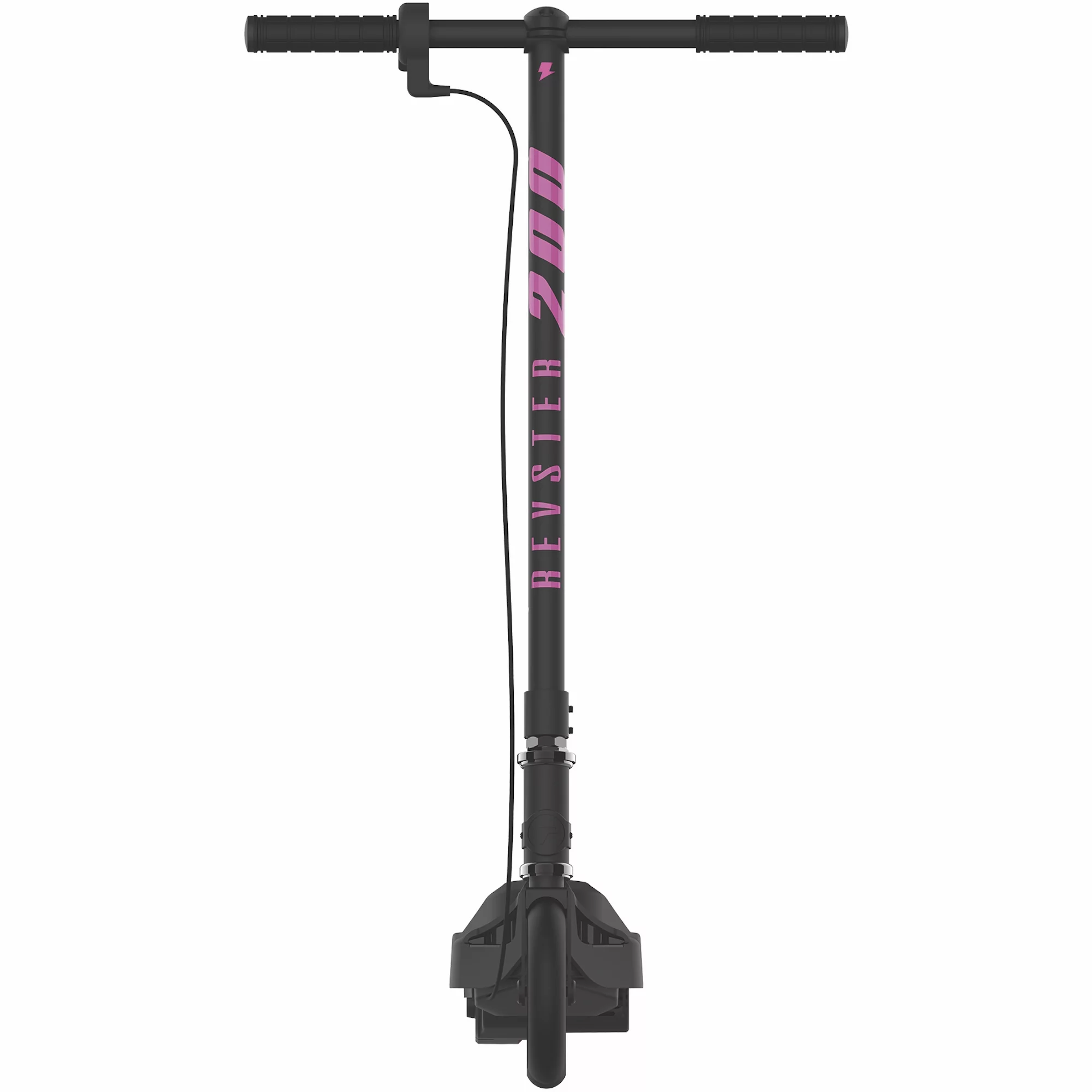 Pulse Performance Products, Revster 200 Kids 2-in-1 Electric & Kick  Scooter, Ages 8+, 12V battery, 8 MPH, 130mm Cast Polyurethane Wheels, Rear Brake