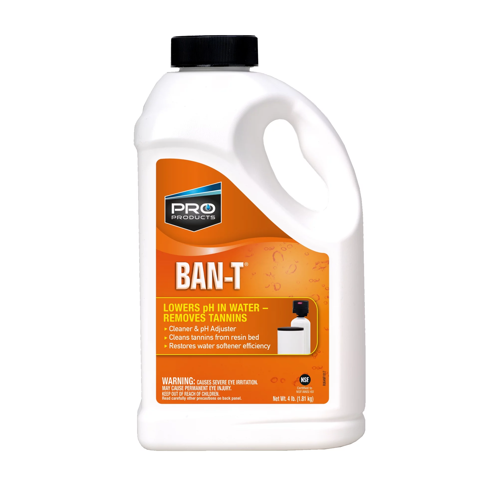 Pro Products Ban-T RU04B Resin Cleaner and PH Adjustment, Environmentally Friendly, 4 Pound