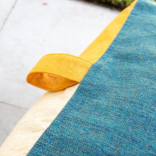 Big Joe Tuffet Weatherproof Bean Bag Chair, Paprika Bella Sunmax, Durable Weather Resistant Fabric, 2.5 feet Teardrop