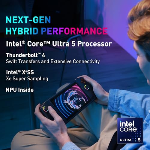 MSI Claw PC Gaming Handheld: Intel Ultra 7-155H, 7