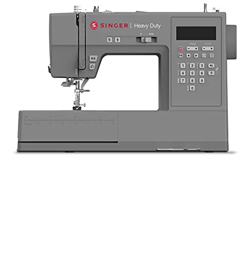SINGER | HD6700C Electronic Heavy Duty Sewing Machine with 411 Stitch Applications - Sewing Made Easy
