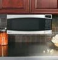GE Appliances PEM31BMTS 24 Inch 1.1 cu. ft. Capacity Countertop Microwave Black Stainless Steel