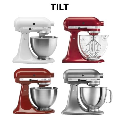 Quilted Cover Compatible with Kitchenaid Mixer (Black, 7Qt)