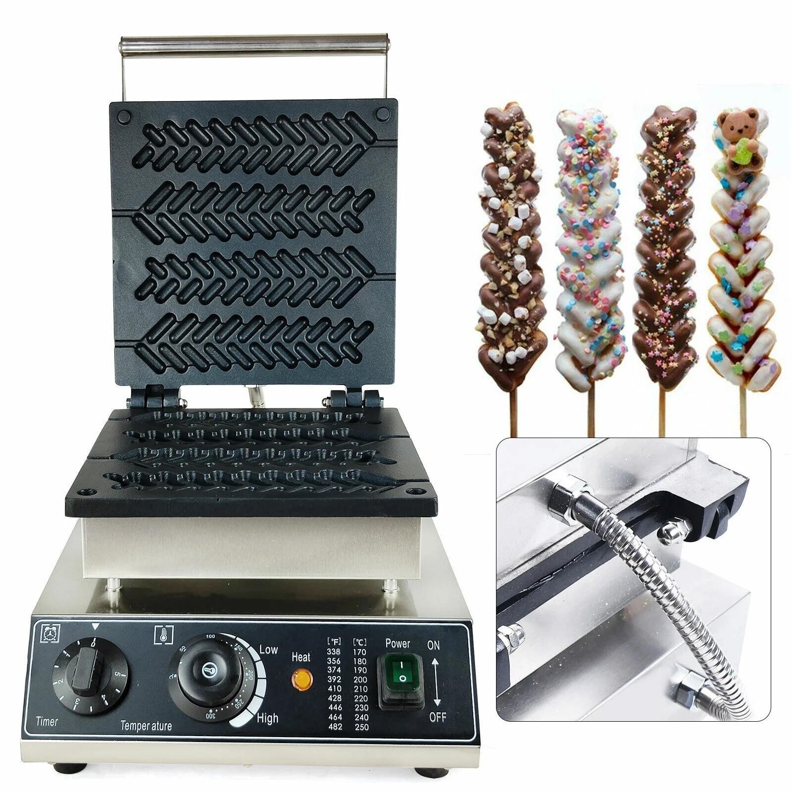 1700W Electric Waffle Machine Waffle Maker for Bake Food Breakfast