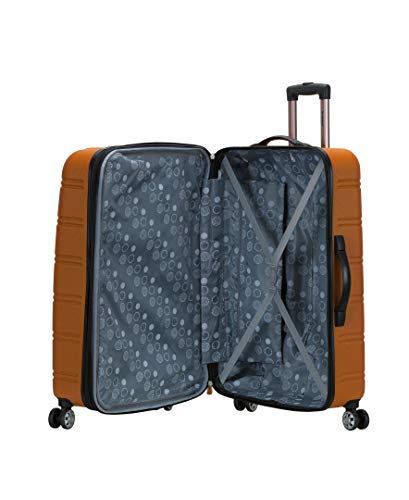 Rockland Melbourne Hardside Expandable Luggage with Spinner Wheels, 2TONEBLUE, 2 Piece (20/28)
