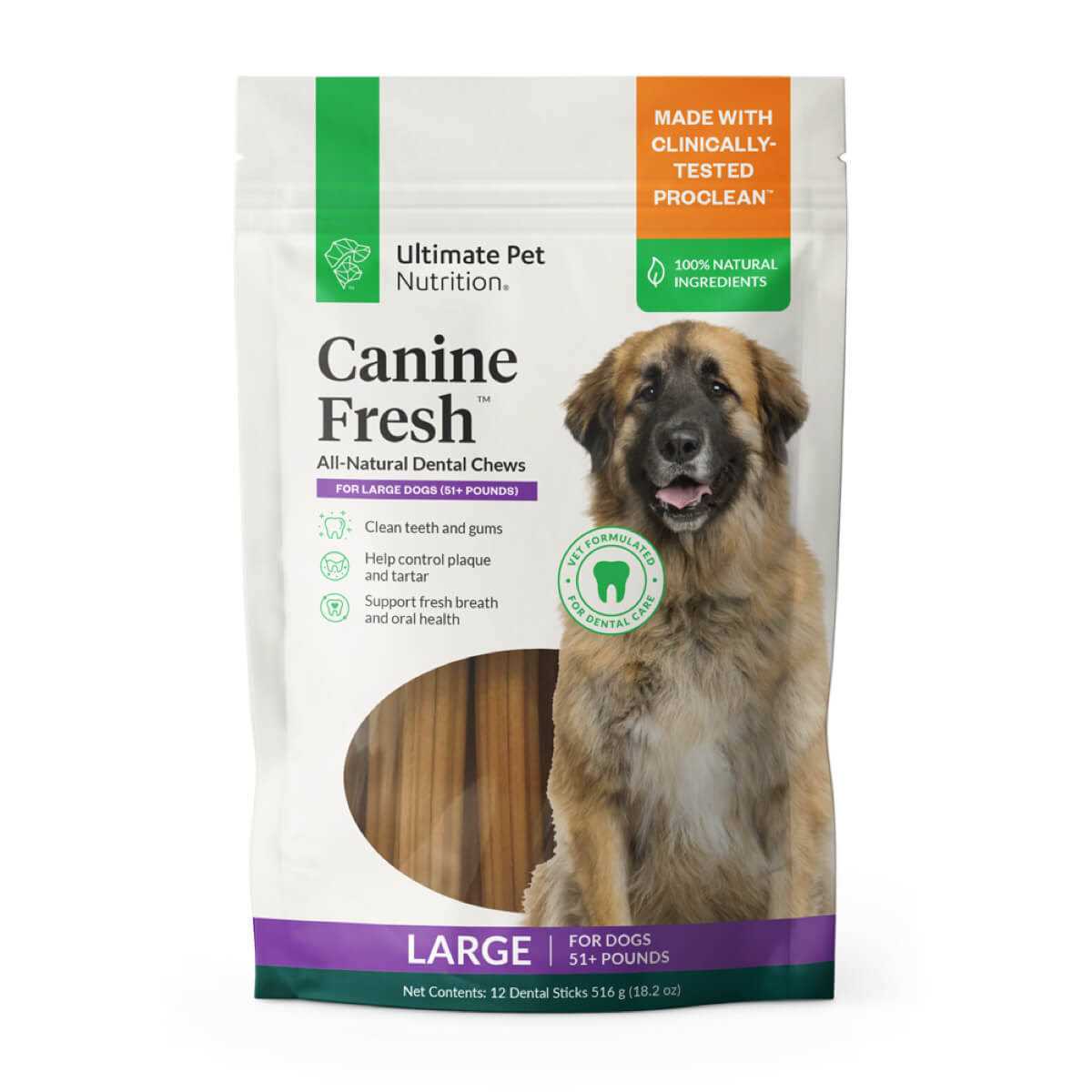 Ultimate Pet Nutrition All Natural Canine Fresh Dental Chews Sticks Dogs - Pet Supplies online store