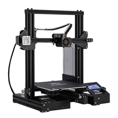 Official Creality Ender 3 3D Printer with Resume Printing, Stable Power Supply, Precise Printing, and V-Slot Rails, DIY 3D Printer, Printing Size 8.66x8.66x9.84 inches, Ideal for Mold Sample Printing