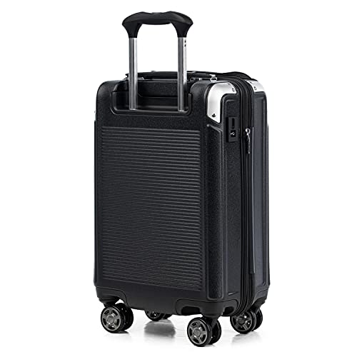 Travelpro Platinum Elite Hardside Expandable Carry on Luggage, 8 Wheel Spinner, TSA Lock, Hard Shell Polycarbonate Suitcase, Metallic Sand, Compact Carry on 20-Inch
