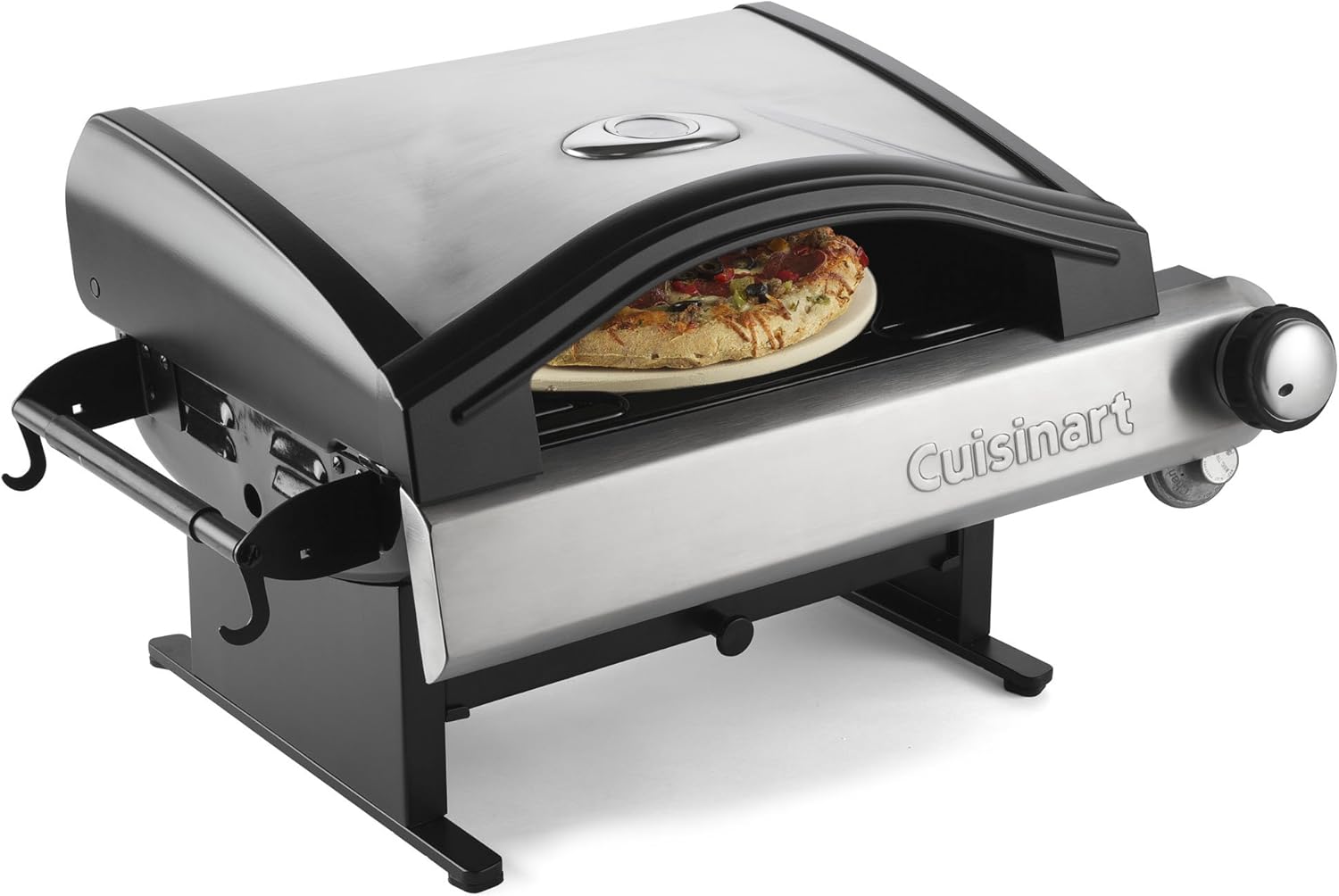 Cuisinart CPO-600 Portable Outdoor Pizza Oven & CFGS-222 Take Along Portable Grill Stand