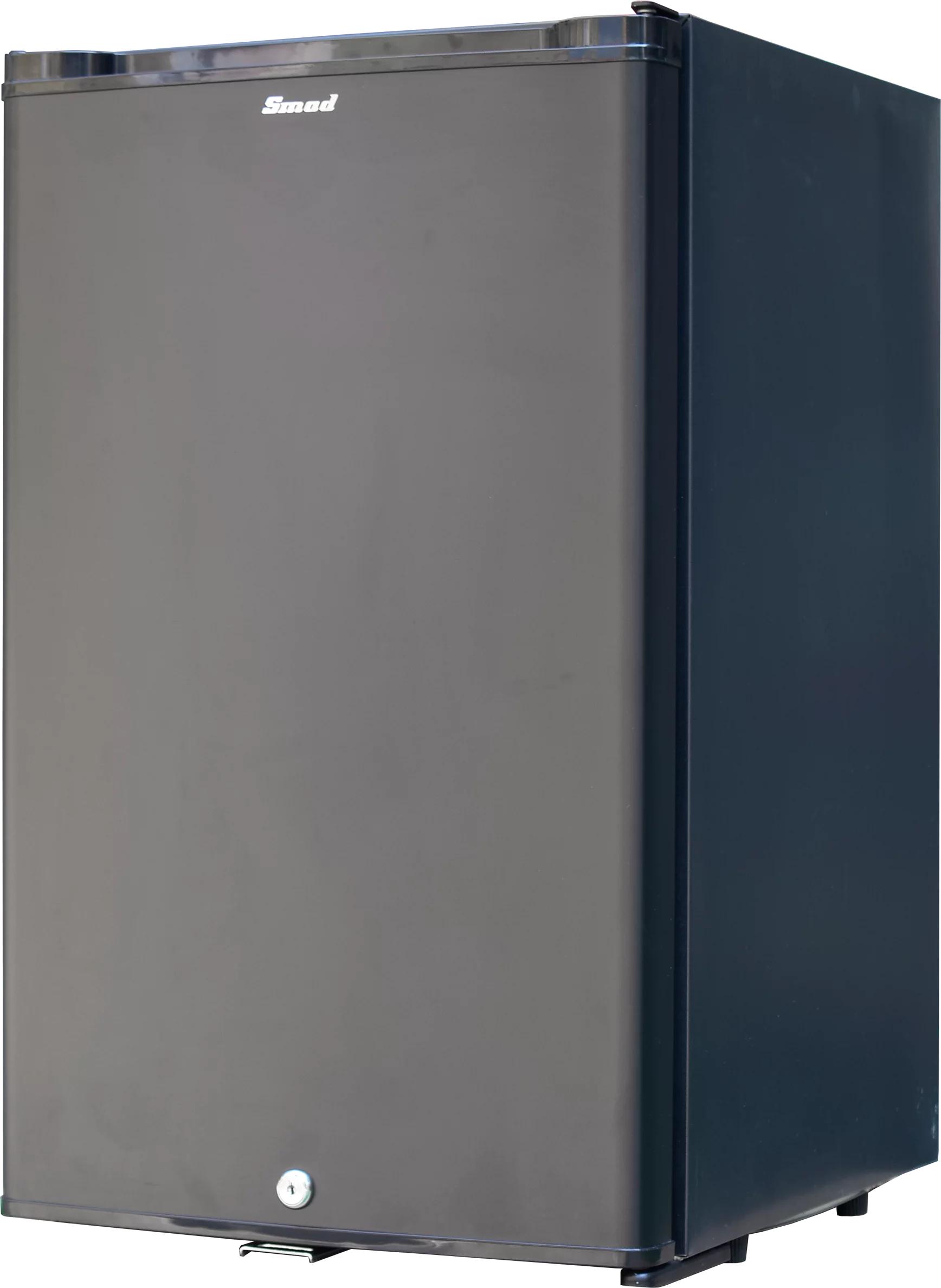 SMETA 1.7 Cu ft Portable Absorption Mini Fridge No Noise with Lock, Adjustable Foot, Reversible Door