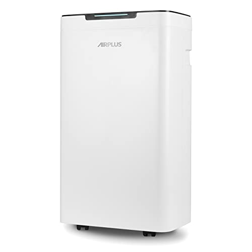 AIRPLUS 1,500 Sq. Ft Dehumidifier for Basement, 30 Pints Powerful Dehumidifier for Home, Large Rooms, Bedrooms, Sufficient Capacity Water Tank with Drain Hose (AP1907)