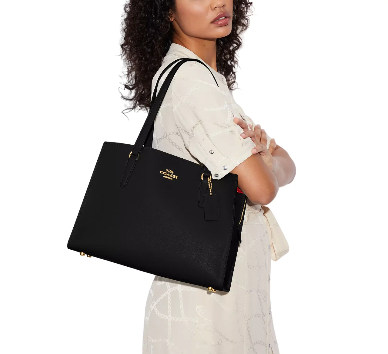 Coach Tatum Carryall Handbag (Black)