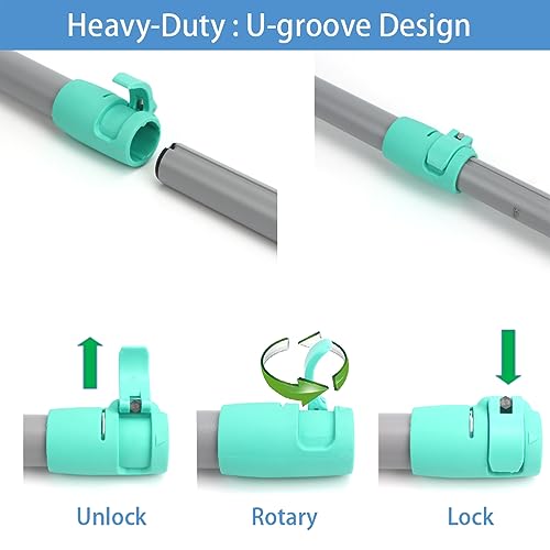 YVLEEN SUP Paddle Board Paddle，Stand up Paddleboard Paddles Adjustable Aluminum 4-Piece Floating Kayak Paddle，Convertible Paddle