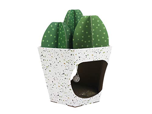 Christmas Cat House & Cat Scratcher w/Bonus Catnip Included