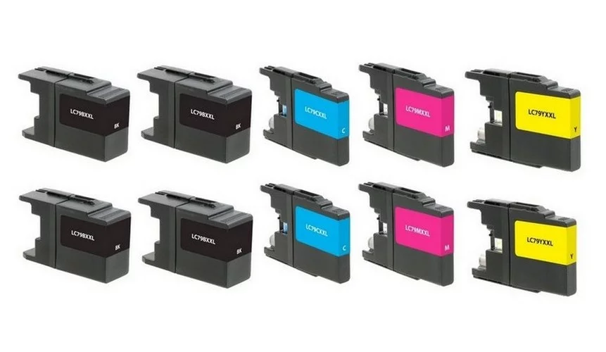 PrinterDash Compatible Replacement for BRTLC-1280XL-4BK2CMY - MultiColor Combo Pack