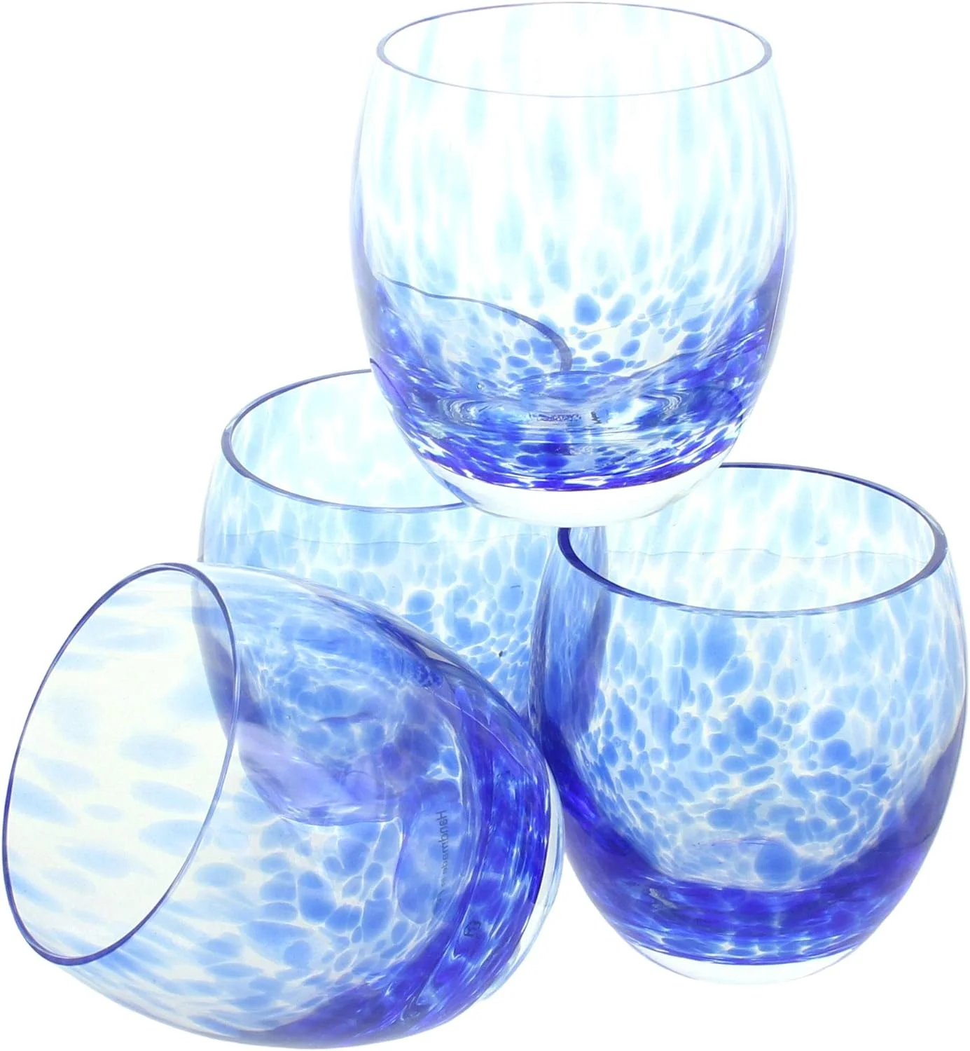 Polish  Cobalt Confetti Juice Glass Set