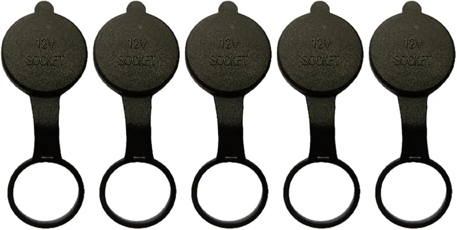 [Replacement] Cars Cigarette Lighter Plug Cover Dustproof Plug 12V Outlet Lid Waterproof Cap Car Accessories Fits 12V Vehicles Autos