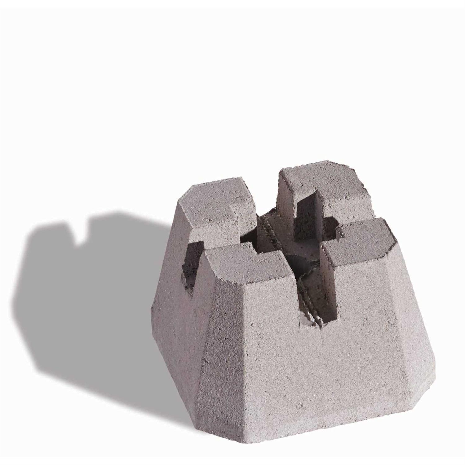 Lowe’s 11-in W x 7-in H x 11-in L Deck Concrete Block 403216