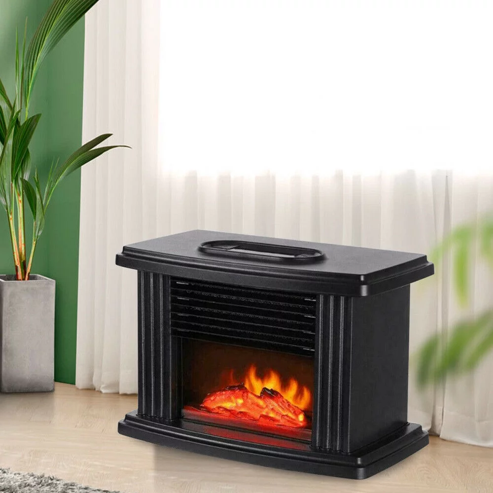 TFCFL 3D Simulation Heater Heater 3-Speed 1000W Portable Small Electric Air Heater