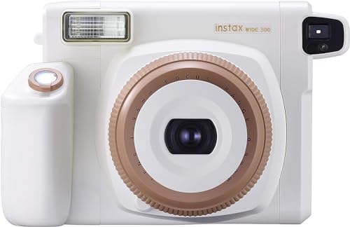 Fujifilm INSTAX Wide 300 Instant Film Camera, Toffee/Creme