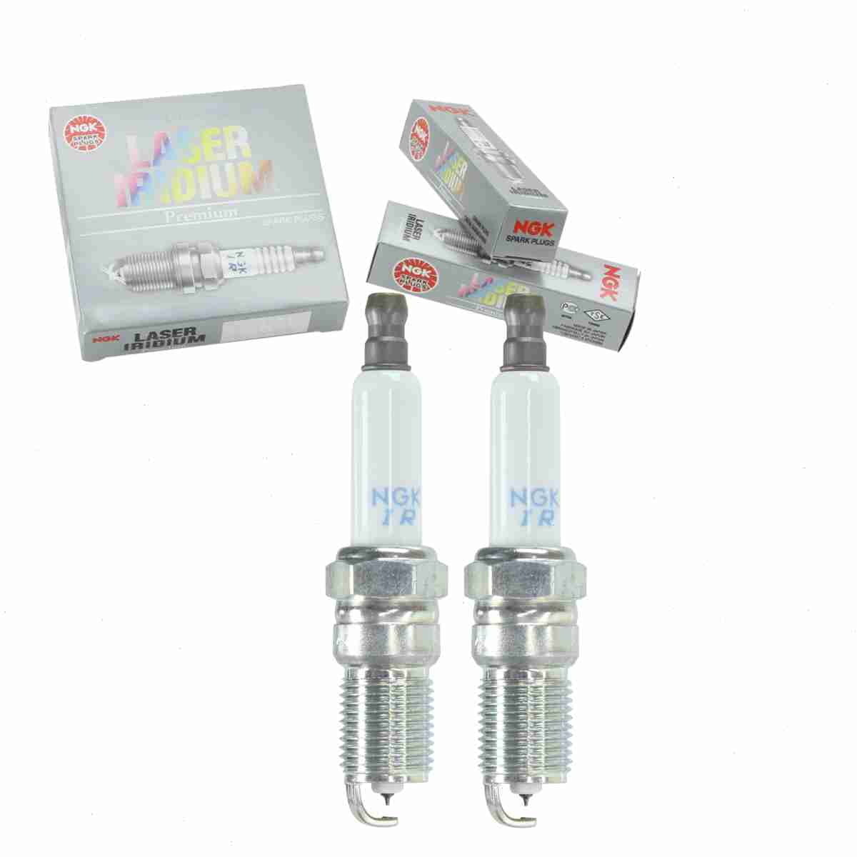 2 pc NGK 5599 Laser Iridium Spark Plugs for 12561454 12568387 12578277 1835616T 1835762T 19158039 19158041 19256067 241-921 24504873 25161677 25163148 25166821 25333938 41-101 41-902 41-908 41-921